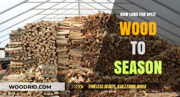 Seasoning Split Wood: Optimal Time for Perfectly Dried Firewood