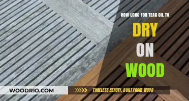 Teak Oil Drying Time: How Long to Wait for Wood Finish