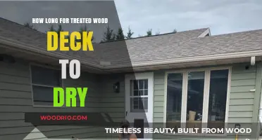 Treated Wood Deck Drying Time: Essential Tips for a Perfect Finish