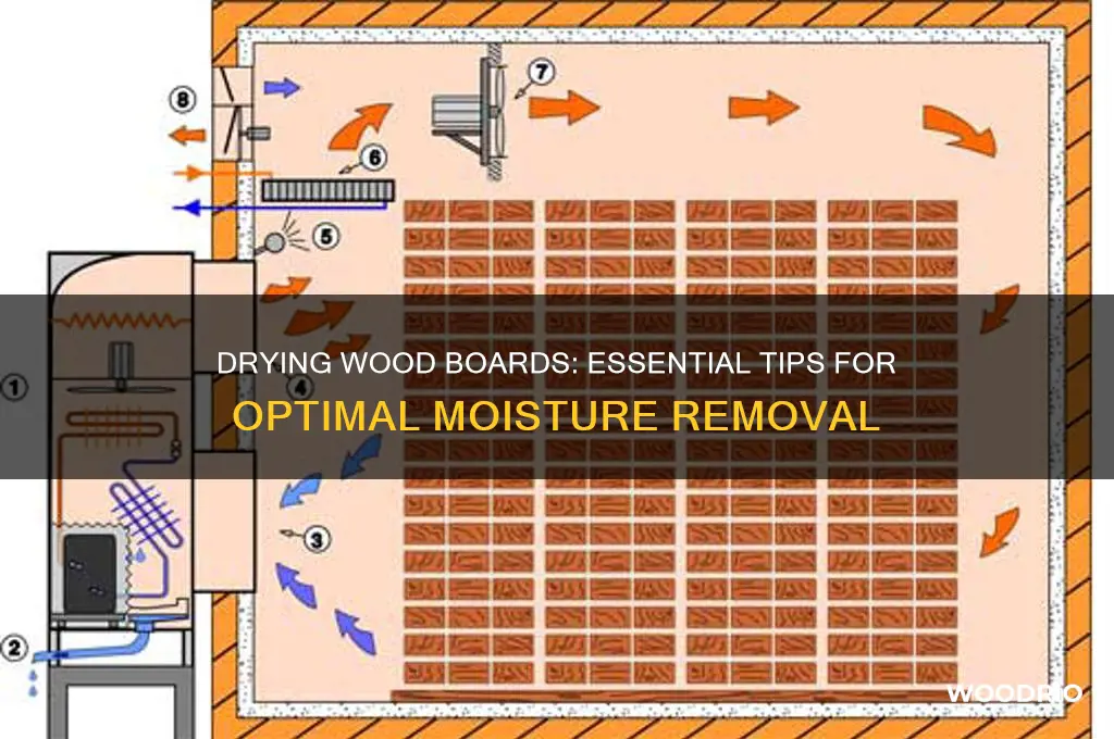 how long for wood board to dry