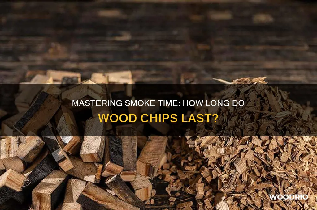 how long for wood chips to smoke