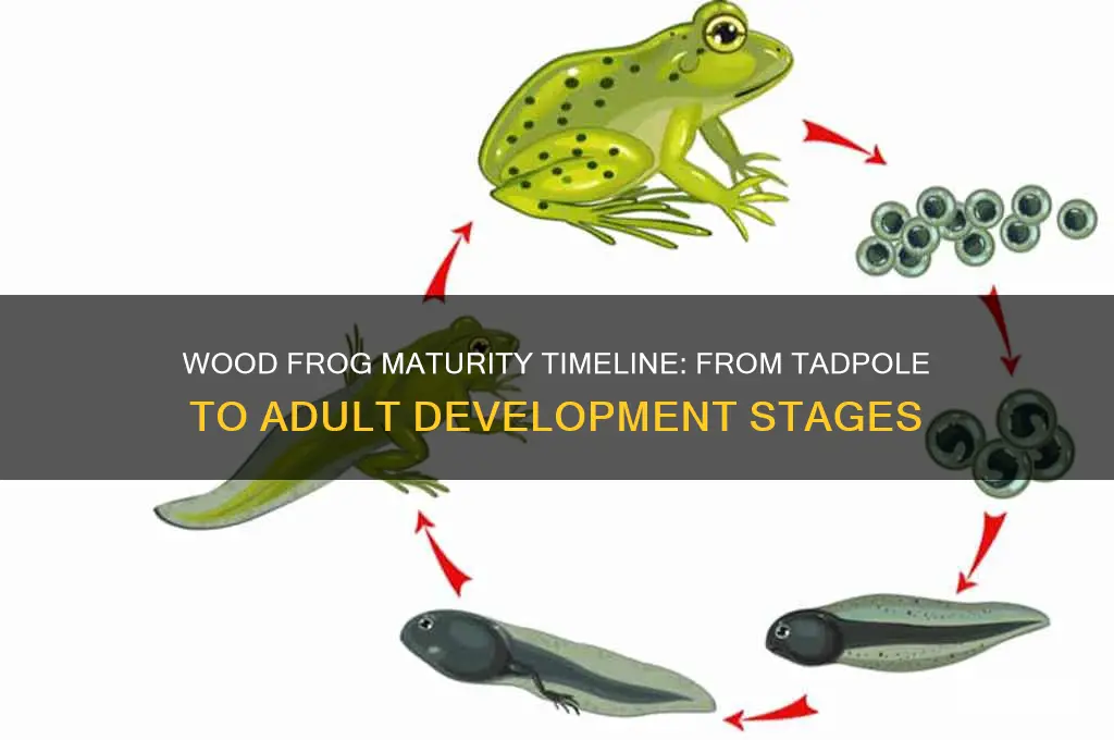 how long for wood frogs to mature