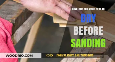 Wood Glue Drying Time: When Can You Start Sanding?