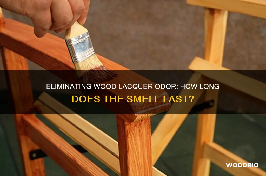 how long for wood lacquer smell to go away