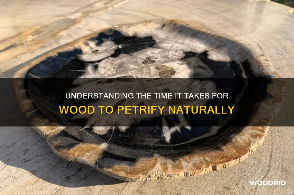 how long for wood to petify