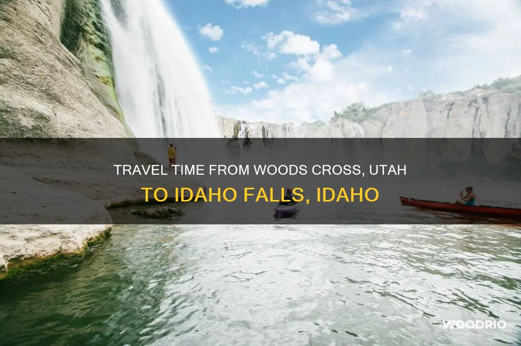 how long from woods cross utah to idaho falls idaho