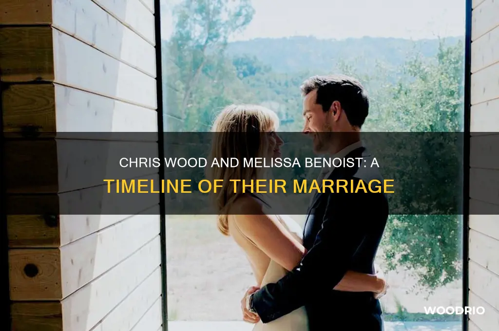 how long has chris wood and melissa benoist been married