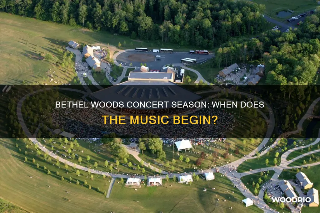 how long into the season does bethel woods have concerts