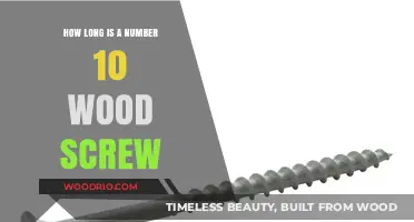 Understanding the Length of a Number 10 Wood Screw