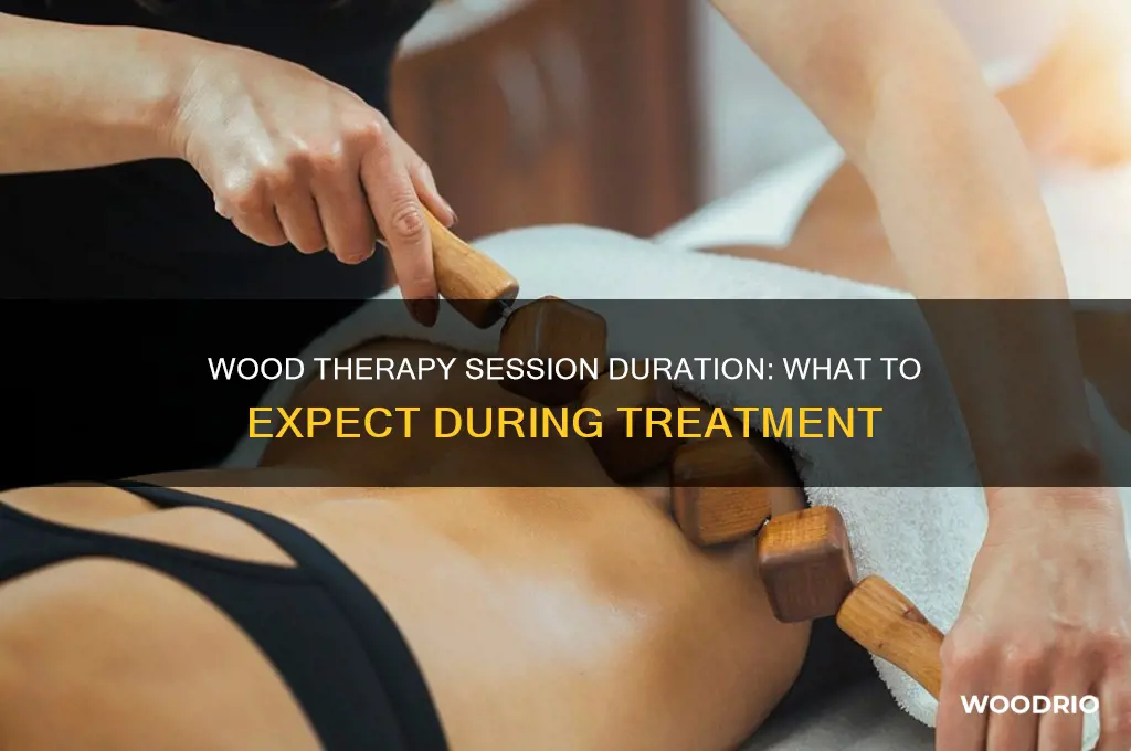 how long is a wood therapy session