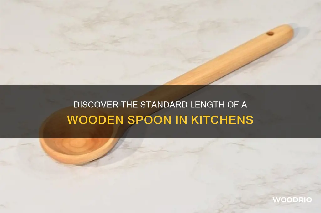 how long is a wooden spoon