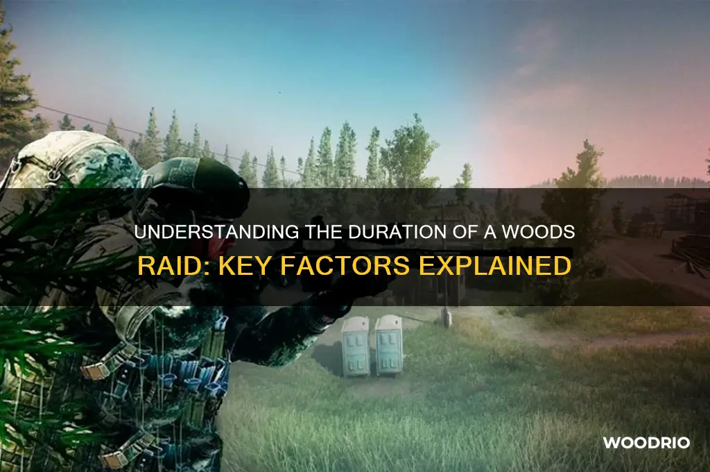 how long is a woods raid