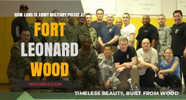 Army Military Police Training Duration at Fort Leonard Wood Explained