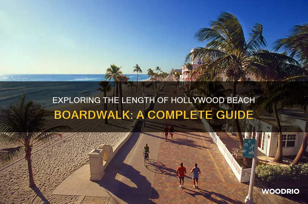 how long is holly wood beach boardwalk