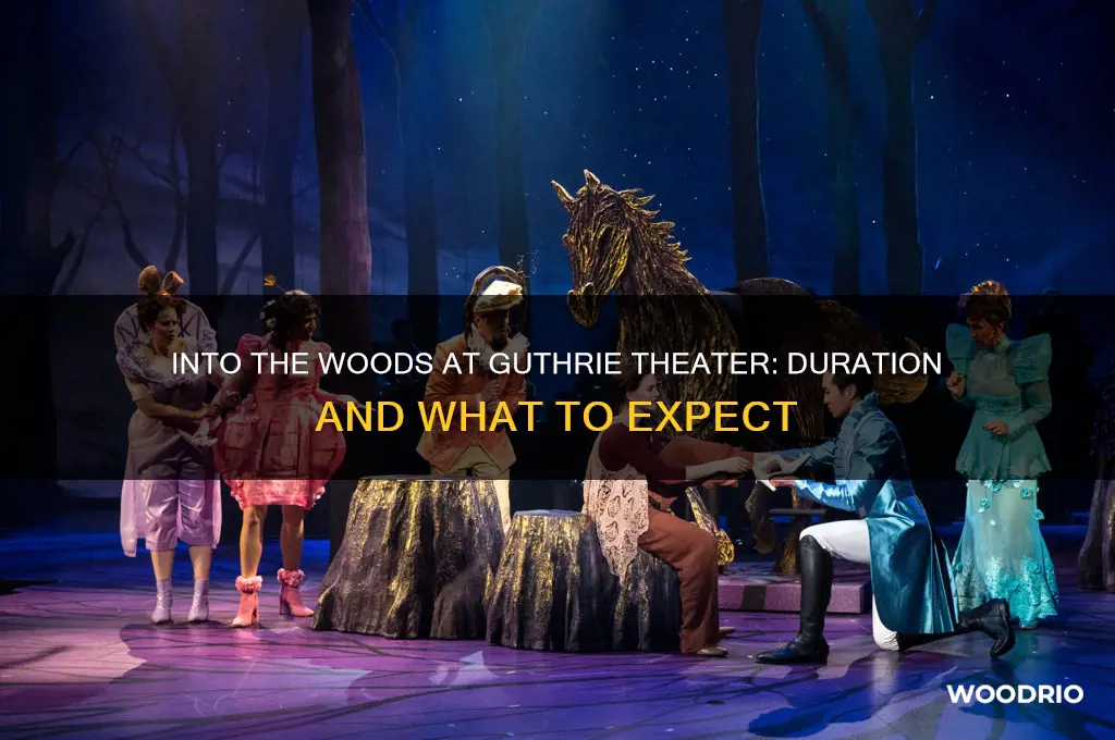 how long is into the woods at the guthrie