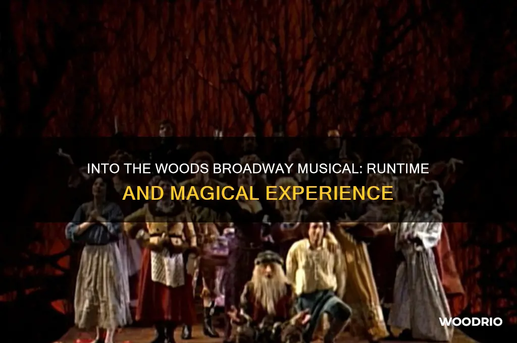 how long is into the woods musical broadway