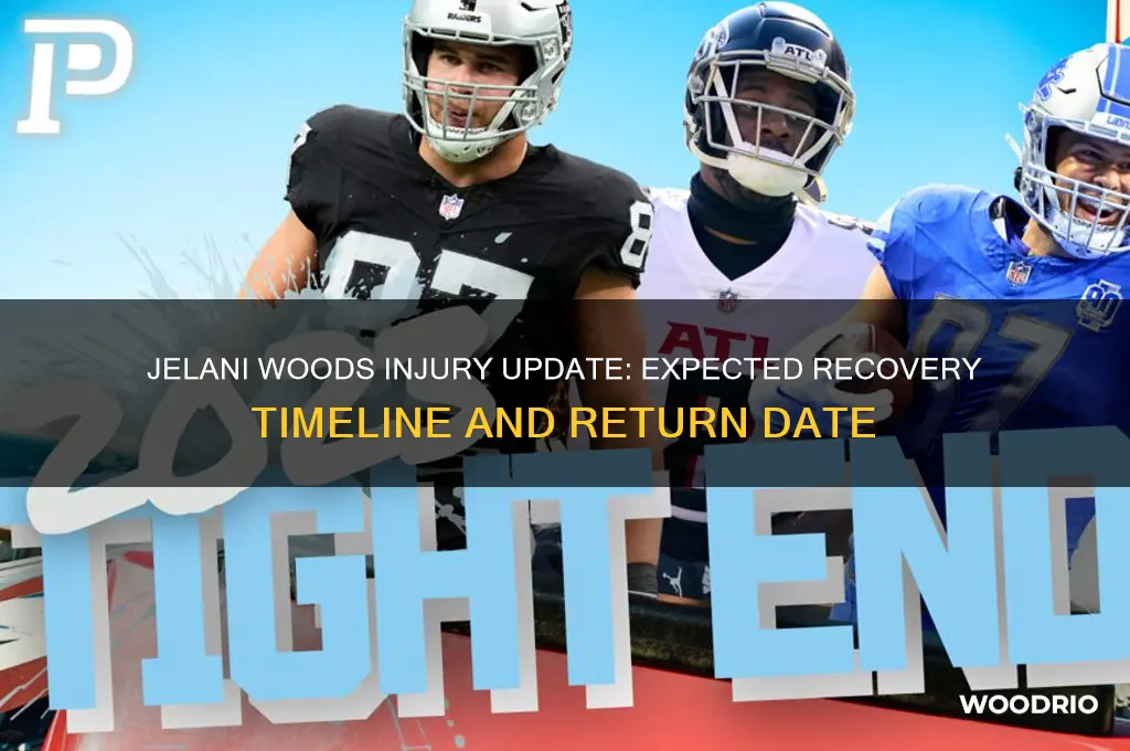 how long is jelani woods out