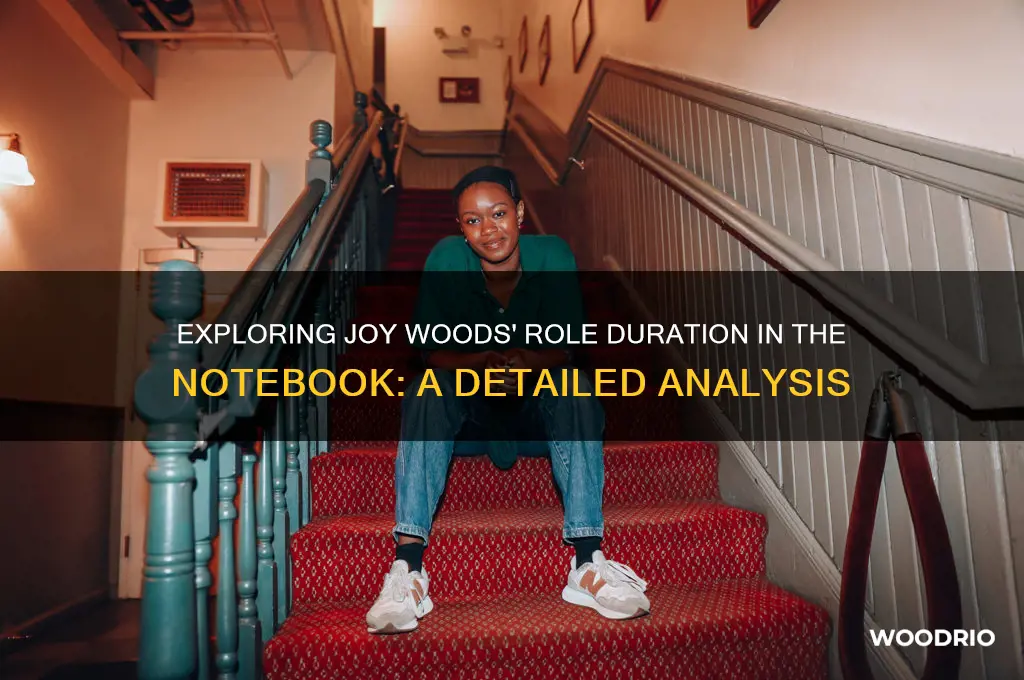 how long is joy woods in the notebook