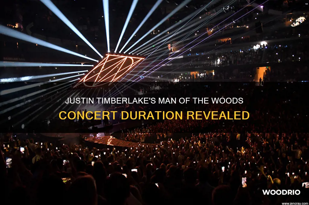 how long is justin timberlake man of the woods concert