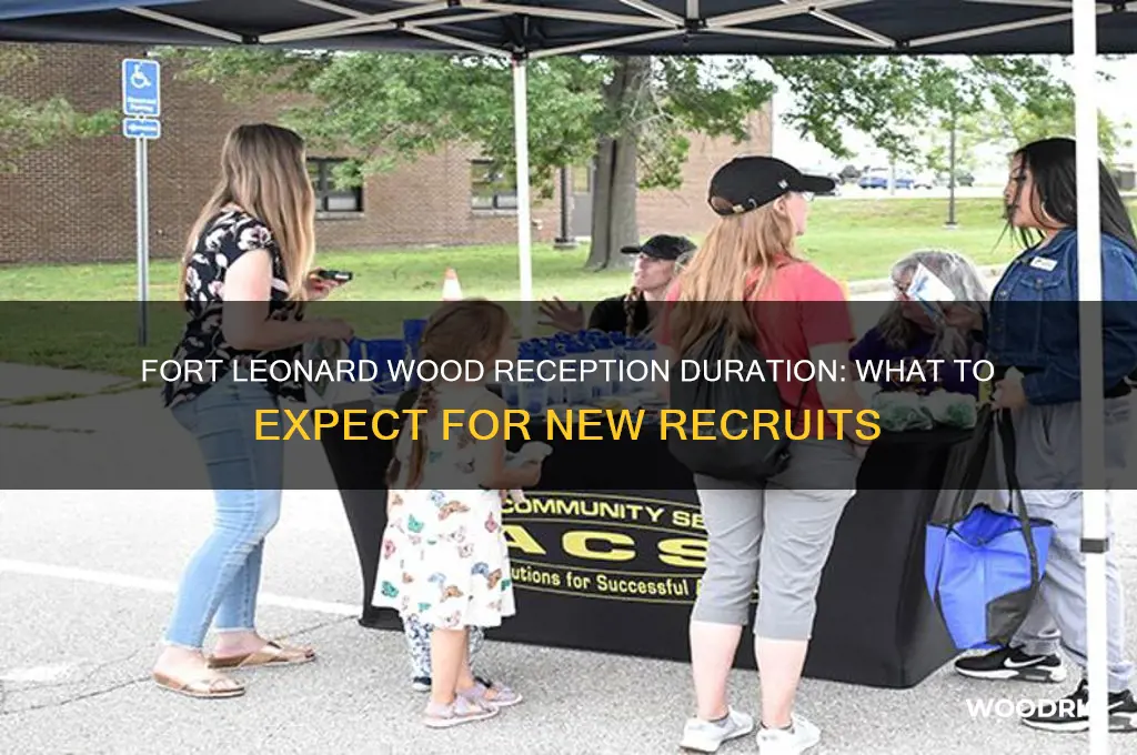 how long is reception at fort leonard wood