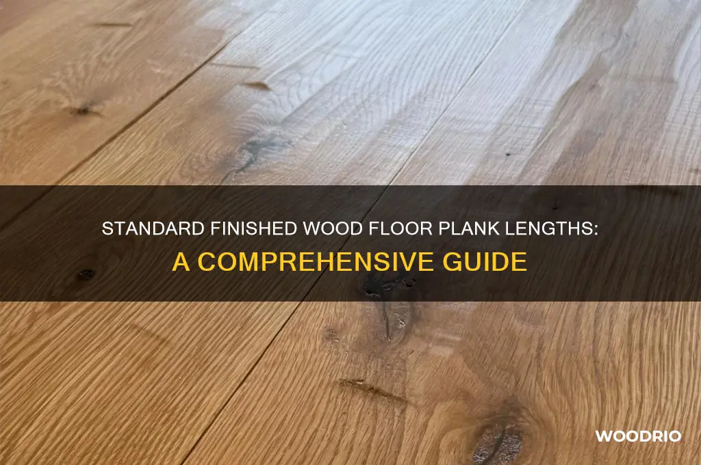 how long is standard finished wood foor plank