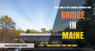 Maine's Longest Wooden Foot Bridge: Unveiling Its Impressive Length