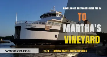 Woods Hole Ferry to Martha's Vineyard: Duration and Travel Tips