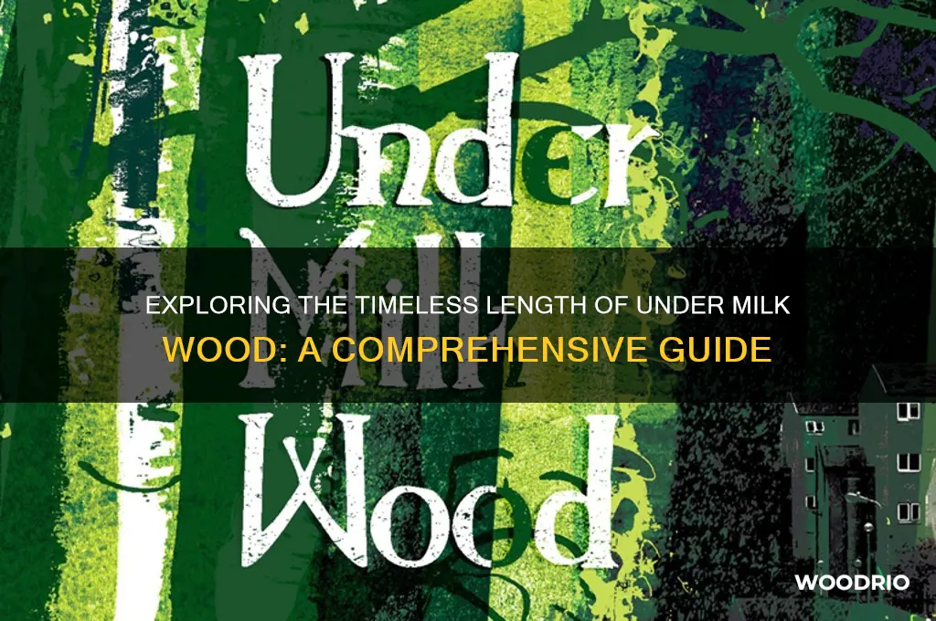 how long is under milk wood