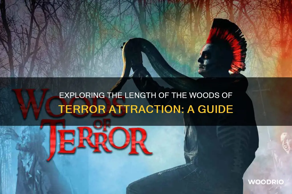 how long is woods of terrro attraction