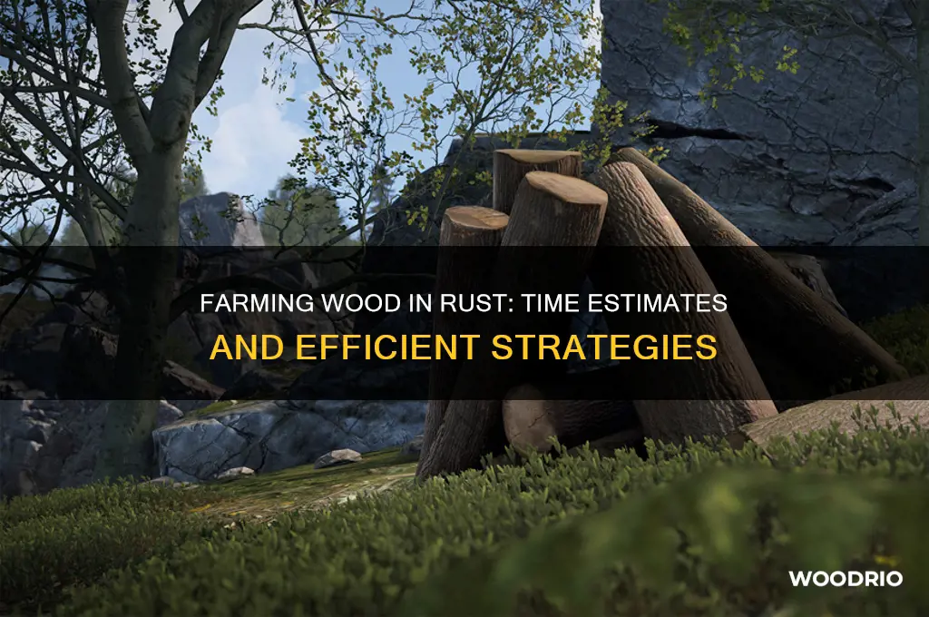how long it takes to farm wood rust redit