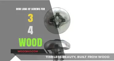 Choosing the Right Screw Length for 3/4 Inch Wood Projects