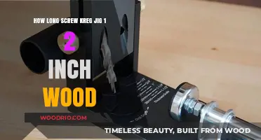 Choosing the Right Screw Length for 1/2-Inch Wood with Kreg Jig