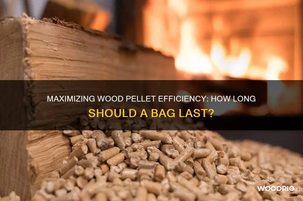 how long should a bag of wood pellets last