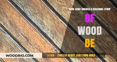 Determining the Ideal Length for a Diagonal Wood Strip: A Guide