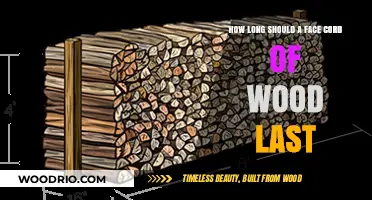 How Long Does a Face Cord of Wood Typically Last?