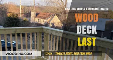 Maximizing Durability: Lifespan of Pressure-Treated Wood Decks Explained