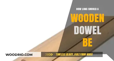 Choosing the Right Wooden Dowel Length for Your Project