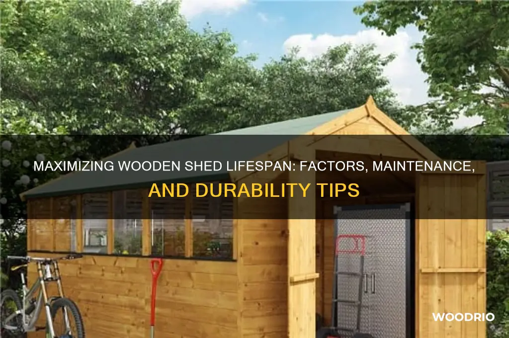 how long should a wooden shed last