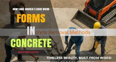 Optimal Time to Remove Wood Forms from Concrete: Expert Tips