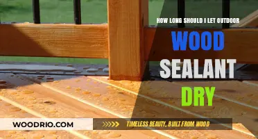 Optimal Drying Time for Outdoor Wood Sealant: A Comprehensive Guide