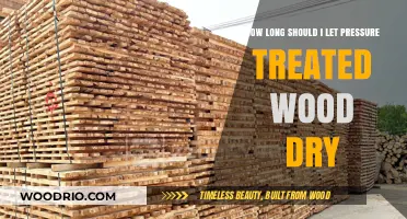 Drying Pressure Treated Wood: Optimal Time for Safe, Durable Projects
