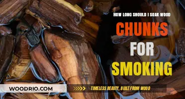 Mastering Smoking: Ideal Soaking Time for Wood Chunks Revealed