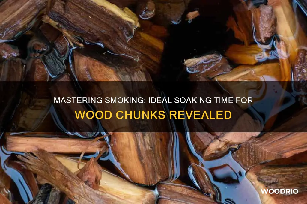 how long should i soak wood chunks for smoking