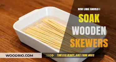 Perfect Grilling: Optimal Soaking Time for Wooden Skewers Revealed