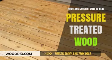 Sealing Pressure Treated Wood: Optimal Timing for Long-Lasting Protection