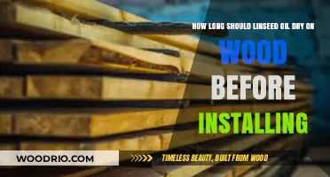 Linseed Oil Drying Time: Essential Tips for Wood Installation Success