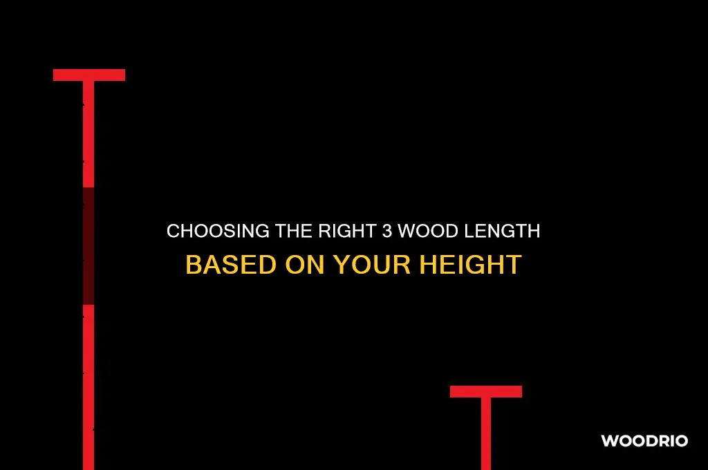how long should my 3 wood be for my height