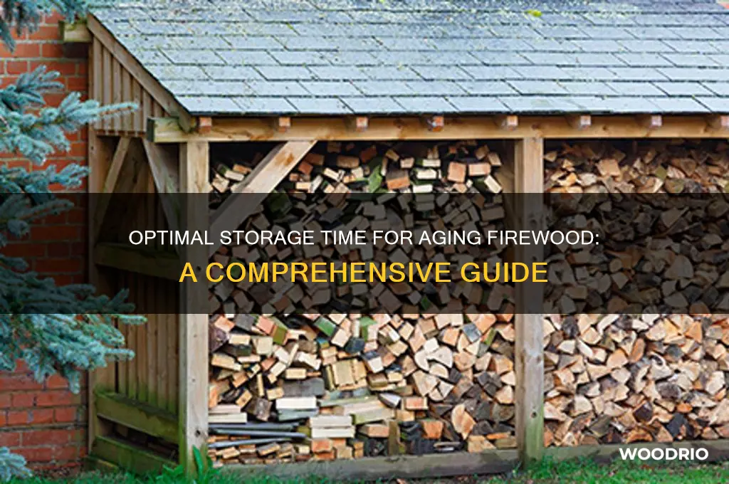 how long should old fire wood be keot
