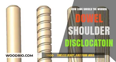 Optimal Wooden Dowel Shoulder Dislocation Duration: A Comprehensive Guide