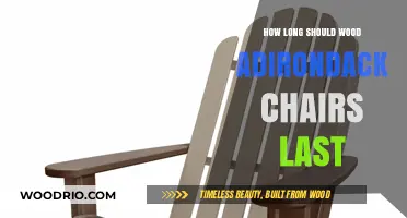 Durability of Wood Adirondack Chairs: Lifespan and Maintenance Tips